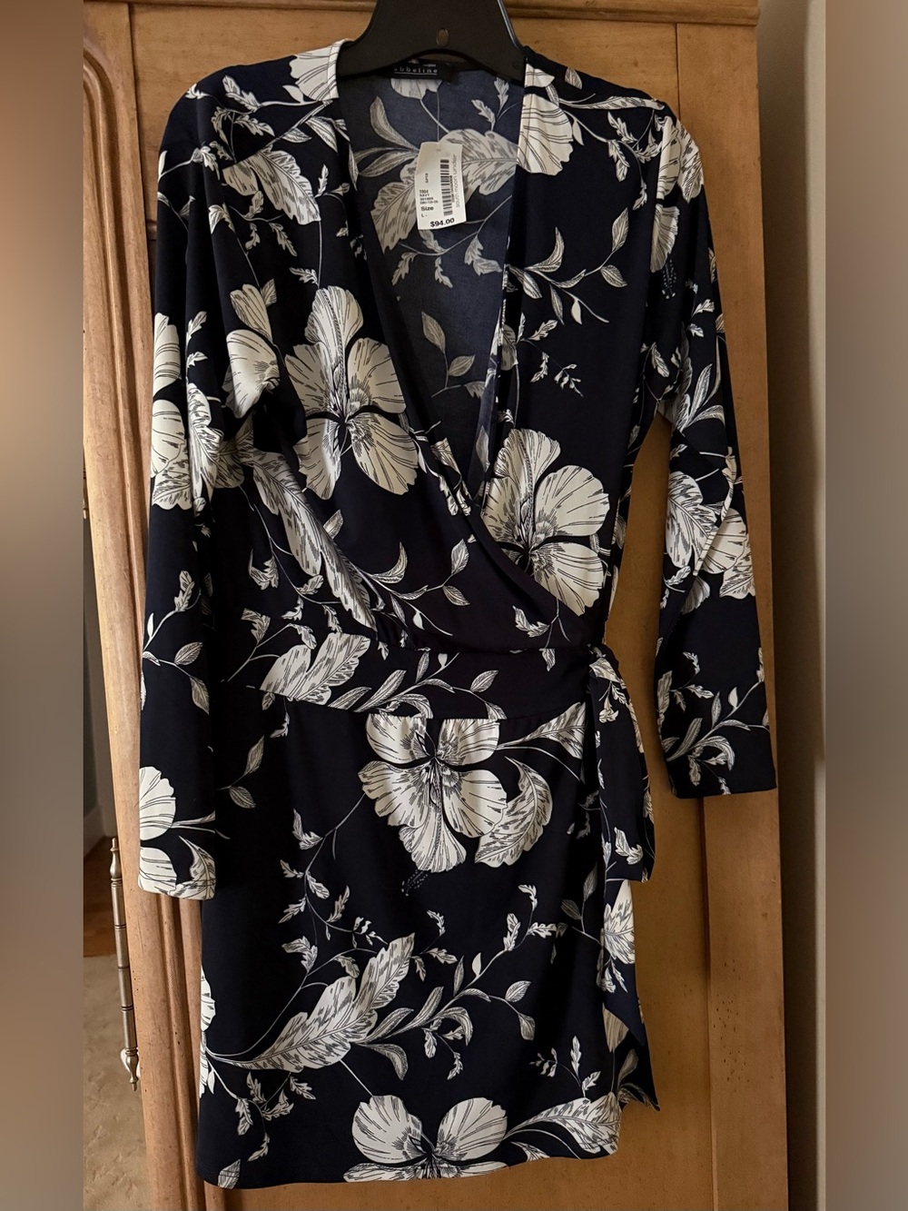 South Moon Under Abbeline Navy Wrap front Romper - NWT - Ladies Large